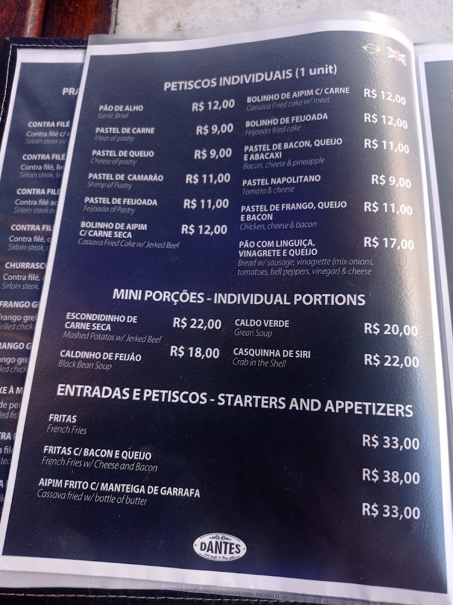 Dantes Café e bar Menu - Image 4